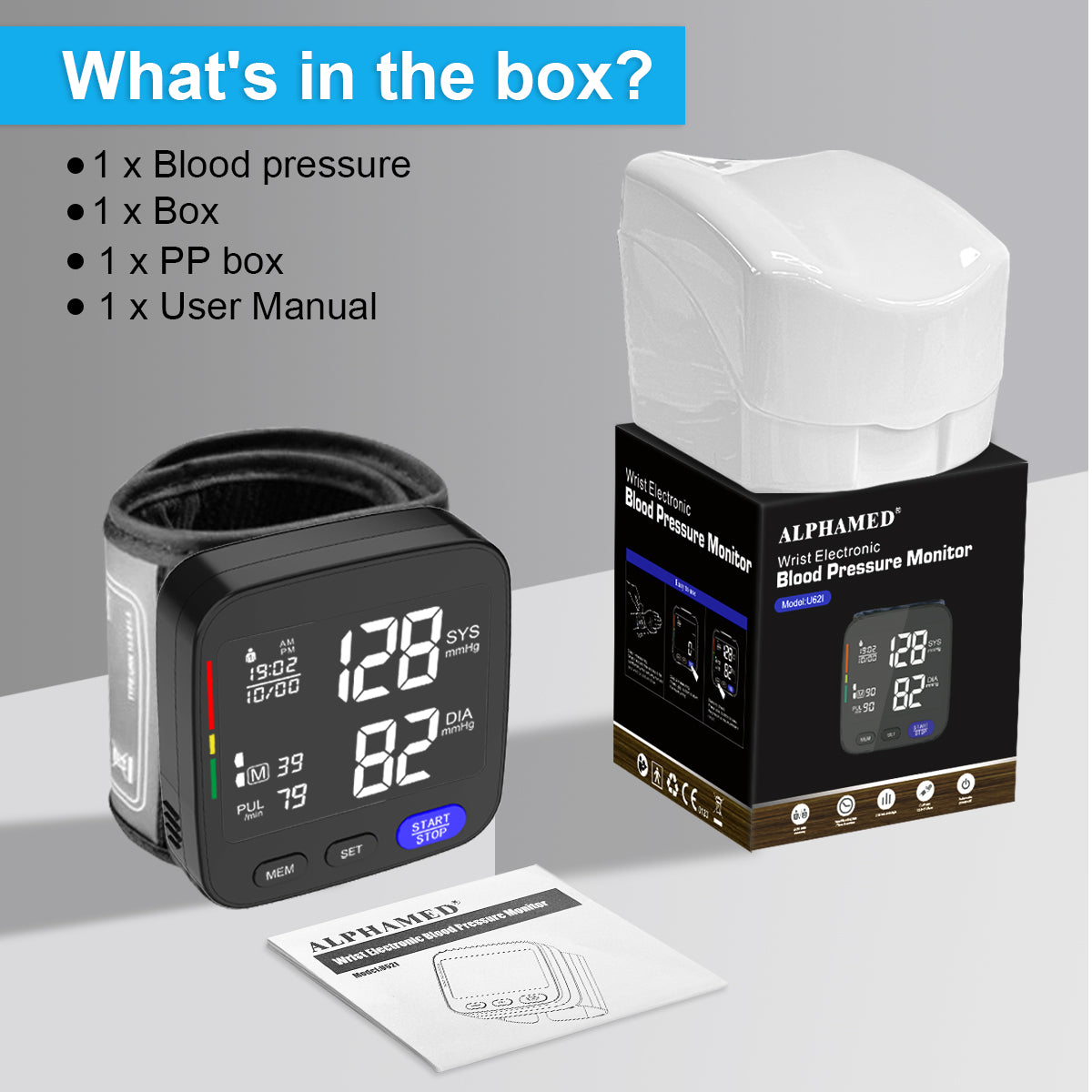 URION U62I Digital Wrist Blood Pressure Monitor
