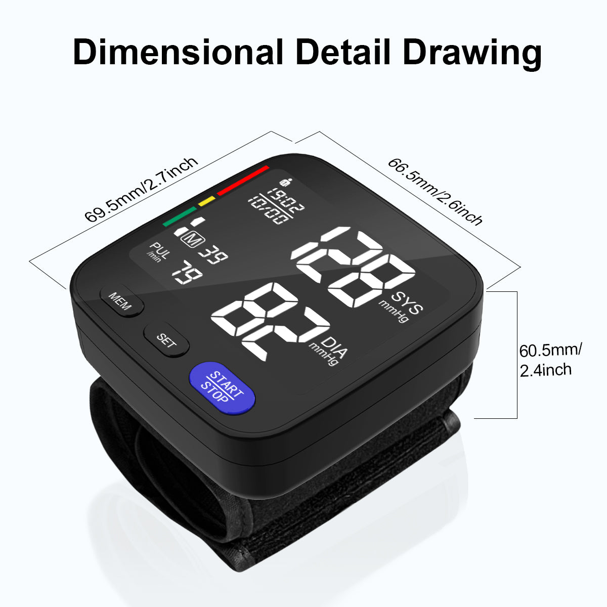 URION U62I Digital Wrist Blood Pressure Monitor