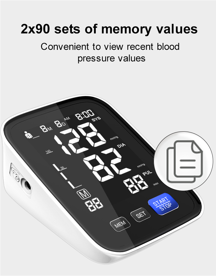 Automatic Blood Pressure Machine - Upper Arm Blood Pressure Monitor - U82E